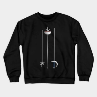 Fencing weapons Crewneck Sweatshirt